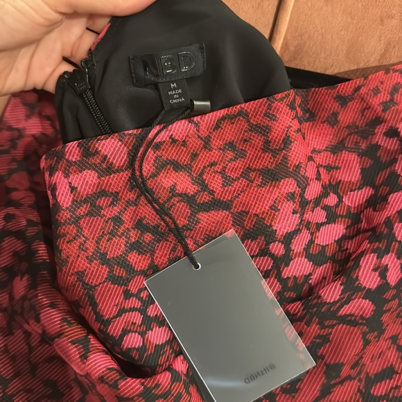 NWT NBD Doreo leopard print slip dress medium - Picture 7 of 7